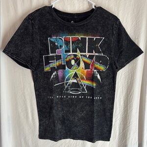 Pink Floyd Black Short Sleeve Tee with Iconic Design